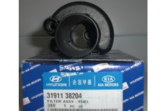 Фильтр топливный для FORD FIESTA VI 1.6 Ti 2012-, код двигателя IQJA,IQJC, V см3 1596, КВт77, Л.с.105, бензин, Hyundai-KIA 3191138204