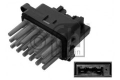 Резистор вентилятора печки (для воздуходувки) для FORD FIESTA VI Van 1.4 TDCi 2009-, код двигателя F6JB, V см3 1399, кВт 50, л.с. 68, Дизель, Febi 38645